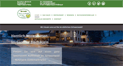 Desktop Screenshot of bierhaeusle-feldberg.de