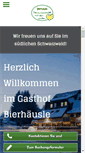 Mobile Screenshot of bierhaeusle-feldberg.de